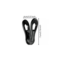 30 Pieces Non-Slip Hanger Clip Press-to-Open Hanger with Clips Lightweight Clamp with Serrated Gripping Edges Compact for Babies, Closet, Laundry Drying
