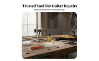 Stainless Steel Guitar Fret File Double-Sided Cutting Side Fret End Dressing File Protects Fretboard for Luthiers, Musicians, Workshop