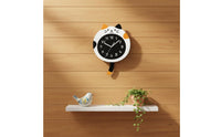 Cartoon Timepiece Clock Lightweight Cartoon Cat Clock Noiseless Mechanism Home Decor for Kids, Nursery