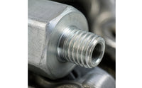Single Connector Engine Knock Sensor Compact Replacement Knock Sensor Silver Finish Automotive Part Easy Installation