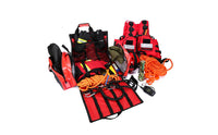 Water Incident Backpack Shoulder Strap Fire Response Tools Bag High-Visibility Equipment Pack for Firefighters