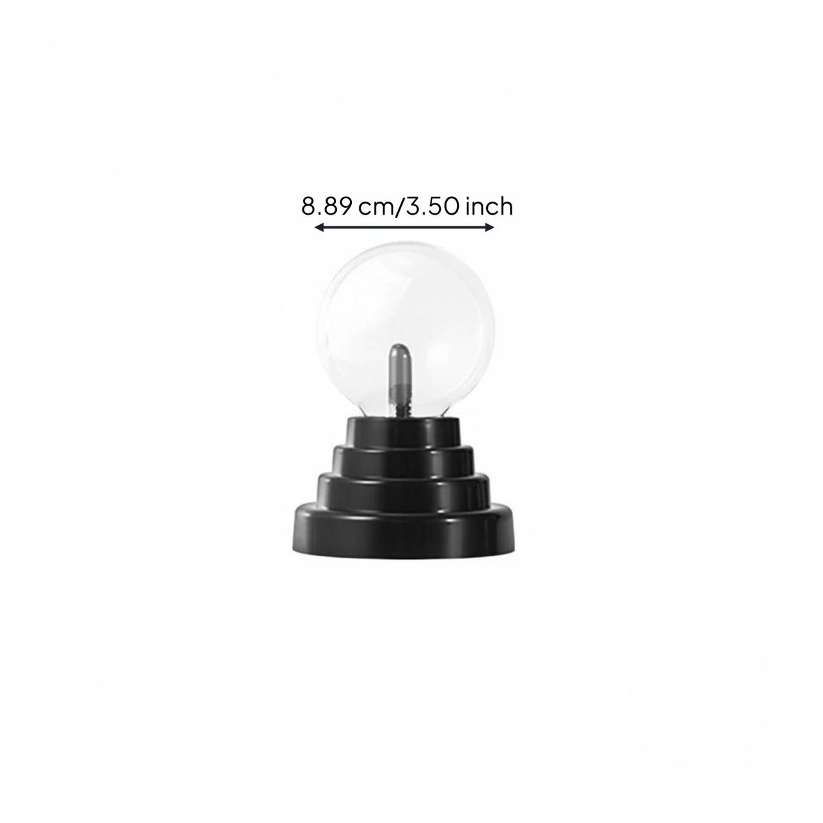 Electric Effect Ionized Gas Ball USB Powered Ionized Gas Globe Lamp Touch and Sound Activated Ball for Children, Desk, Bedroom, Party