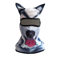 Bird-Eye Material 3D Creature Mask Hood Polyester 3D Creature Ear Balaclava Stretch Ear Hood Lightweight for Riding, Running, Fishing, Hiking