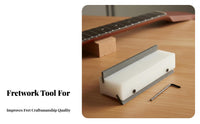 Professional Grade Guitar Fret End Dressing File Easy to Use 45 Degree Fret Border File Long-Lasting for Musicians, Fretwork, Repair Shop