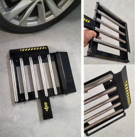 Tire Rolling Board Heavy-Duty Tire Roller with Metal Body Compact Tool for Mechanics