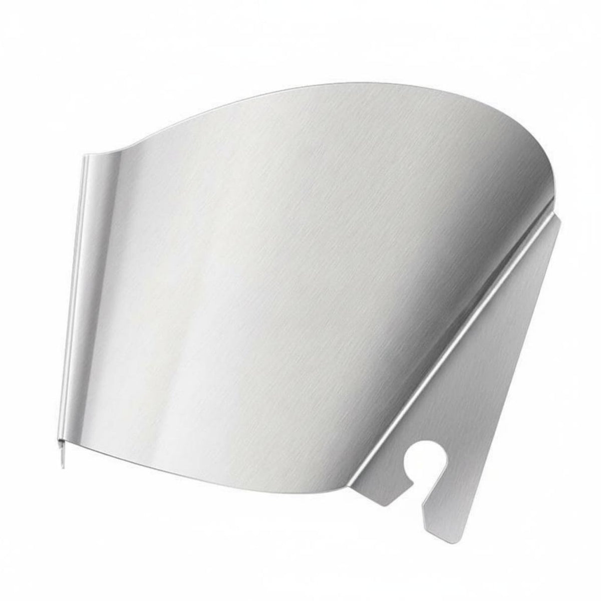 Rust-Resistant Stainless Steel Pouring Chute Dishwasher Safe Mixer Splash Guard Snap-on Design for Baking