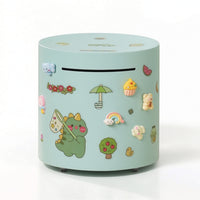 Currency Bank with Removable Bottom Cute Container Sturdy for Desk, Students