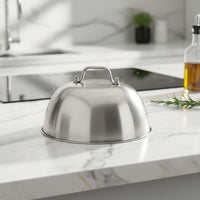 Steak Cover Dome Rust-Resistant Burger Cover Heat Trapping for Grill