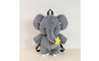 Elephant Backpack Cute Soft Backpack Book Bag Soft Rucksack Character for Toddlers, Outings, Travel