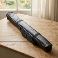 Baseball Bat Bag, Leather & Oxford Cloth Baseball Bat Backpack, Handheld & Shoulder Carry