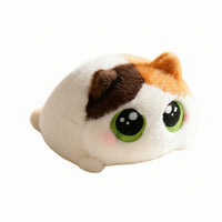 Stuffed Cat Small Cat Plushie Soft Chubby for Children, Desk, Bedside Table