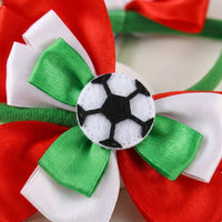 Football Headband with Bow for Party, Sports Themed Decoration, Butterfly Soccer Stadium Cheering Celebration