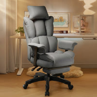 Gaming Chair with Footrest and Support Reclining Gaming Chair with Footrest Padded for Gaming Aficionados, Adults, Home Office, Desk