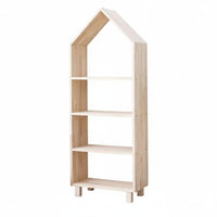 Child-Friendly Design No-Coststanding Childs Armoire Accessible Display House-Shaped Clothes Rack Stable Structure children's Storage Easy Assembly for Toddlers, Babies, Parents, Playroom, Bedroom, Daycare, Kindergarten