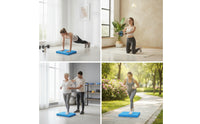 Thick Foam Balance Pad Slip-Resistant Balance Pad with Textured Surface Cushioned High-Density for Rehabilitation Patients, Athletes, Home Workouts, Stretching Practice