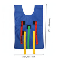 Tail Chasing Vest Active Play Sensory Training Vest Bright Children's Activity Gear for Preschoolers, Kindergarten