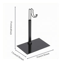1/6 Scale Action Figure Stand Rectangular Base Action Figure Stand Metal