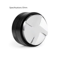 Espresso Coffee Grounds Distributor Stainless Steel Portafilter Distributor Espresso Leveler Anti-Slip for Baristas, Home Bar
