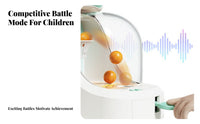 Mini Hoop Sport Toss Game Coin-Operated Begin Desktop Hoop Sport Shootout Built-in Scoring System Safe Rounded Design