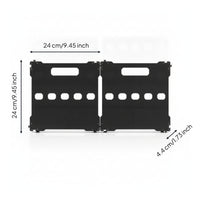Modular Pedal Board with Tape Adjustable Guitar Pedal Board Long-Lasting Foldable Pedalboard Sturdy for Live Performances, Rehearsal Rooms