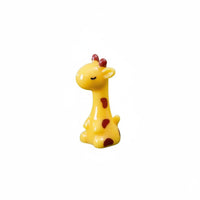 Cute Miniature Giraffe Figurine Vivid Details Tiny Giraffe Figurine Stable Base for Gardeners, DIY Enthusiasts, Terrarium, Bonsai, Desktop