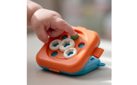 Activity Cube with Strap Hand-Eye Coordination Busy Toy Developmental Toy with Mirror Sensory Busy Board with Activity Panels