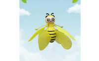USB Rechargeable Induction Flying Bee Flexible Blades Hand Controlled Drone Crash Resistant for Children