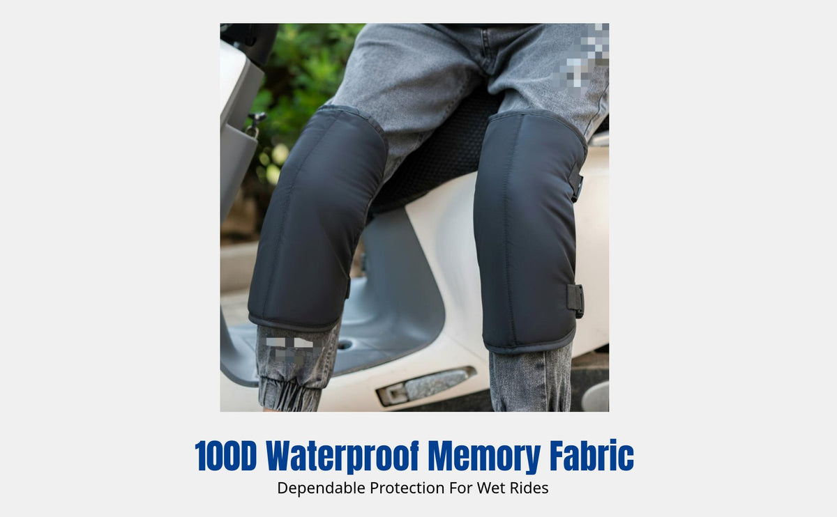 Thermal Knee Pads, Thick Windproof Leg Warmers, Autumn Winter Motorcycle Riding Gear