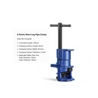 Threaded Pipe Clamp Head Hand-Tightening Glue-up Clamp Quick-Lock Tool Sturdy for Woodworkers