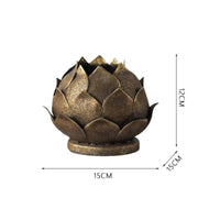Flower Candlestick Holder Candle Holder Vintage Decor for Altar