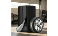 Tire Cover with Zipper Outdoor Tire Cover with Drawstring All Season for Vehicle Owners, Trunk
