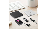Portable Music Player with Stand Lightweight MP3 Player with Screen Electronics Rechargeable Multi-Functional for Commuters