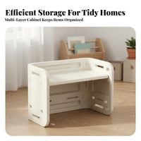 Child-Friendly Safety Features Kids Table and 2 Chairs Set Double-Sided Tabletop Toddler Activity Table with Storage Ergonomic Design Multifunctional Toddler Desk with Storage Easy Assembly for Toddlers, Parents, Kindergarten, Playroom, Daycare