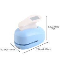 Simple-Press Embossing Punch Compact Paper Border Punch Handheld Decorative for Crafters, Hobbyists, Scrapbooking, Card Making, Journaling, DIY Crafts