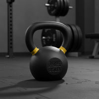 Spray Coated Cast Iron Kettlebell Commercial Grade Gym Kettlebell Dumbbell Substitute Solid Cast Iron Weight Heavy Duty for Men