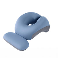 Ergonomic Memory Foam Rest Pillow Central Opening Chest Support Pillow Contoured Desk Cushion Removable