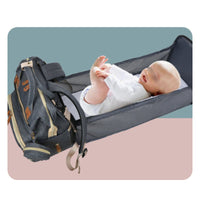 Diaper Bag Backpack Stylish Design Large Capacity Infant Carrier Organized Compartments Diaper Backpack for Moms, New Parents, Outdoor