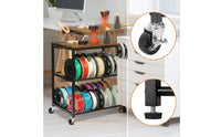 3D Printer Stand with Filament Storage Mobile 3D Printer Table with Filament Storage Smooth Mobility Space-Saving for Makers