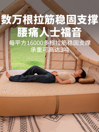 夏诺多吉户外拉丝充气垫TPU露营自动床垫家用打地铺双人床垫睡垫