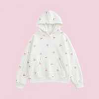Hoodie for Women UK with Printed Design, Oversized Baggy Fit Hoodies for Girls, Long Sleeve Streetwear Travel with Pockets