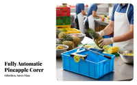Manual Pineapple Peeling Machine Easy to Clean Manual Pineapple Skin Remover Machine Food Processing Equipment Rust-Resistant