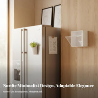 Strong attractive force Refrigerator-Side organizer toolno-drill installation attractive container Space-Saving Organizer Box multifunctional for Home Organizers, clearice Workers, Pegboard, Laundry Room, Classroom, Workshop