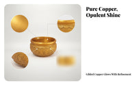 Fortune Bowl Wealth Basin Smooth Interior Embossed