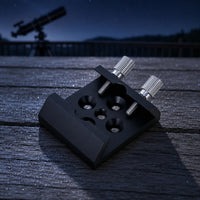 Anodized Finish Locator Scope Base Knurled Thumb Screws Locator Scope Mount Bracket Multiple Mounting Holes Mount Base Threaded Hole