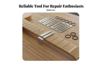 Includes 2 Sizes Guitar Fretboard Guard Set Long-Lasting Fret Polishing Guards Easy to Use for DIY Enthusiasts, Guitarists, Home Studio