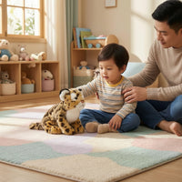 Leopard Cub Stuffed Animal Soft Stuffed Leopard Cub Spotted for Bedroom