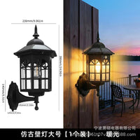 Solar-Powered Outdoor Wall Lamp for Garden and Courtyard
