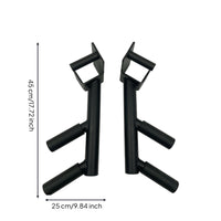 Dips Bar Attachment Angled Grips Rack Dips Double Handles Square Mounting Bracket