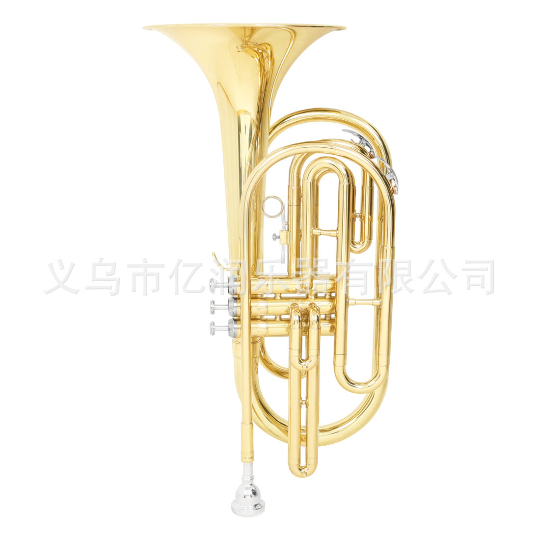 SLADE Marching French Horn with Three Valves for Band and Stage
