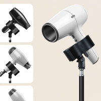 Tripod Hair Dryer Holder Metal Floor-Standing Hair Dryer Holder Clamp-Style